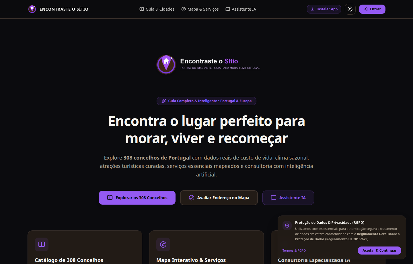 Encontraste o Sítio